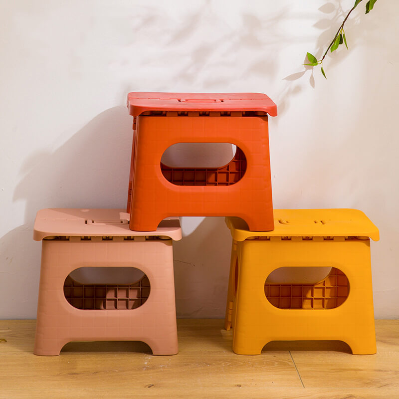 Portable Folding Step Stool with Handle – Home, Kitchen, Space-Saving