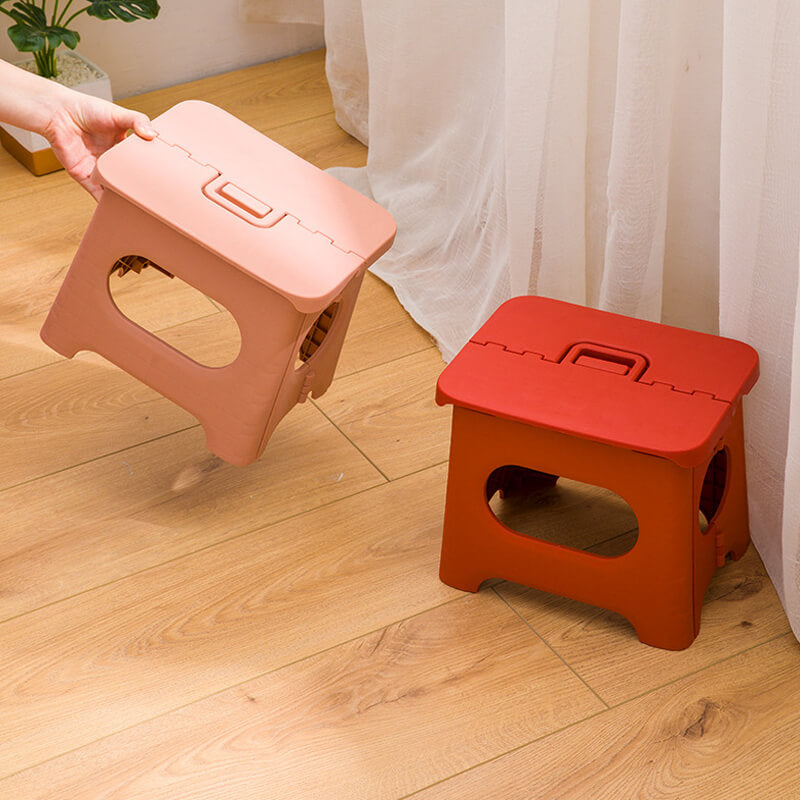 Portable Folding Step Stool with Handle – Home, Kitchen, Space-Saving