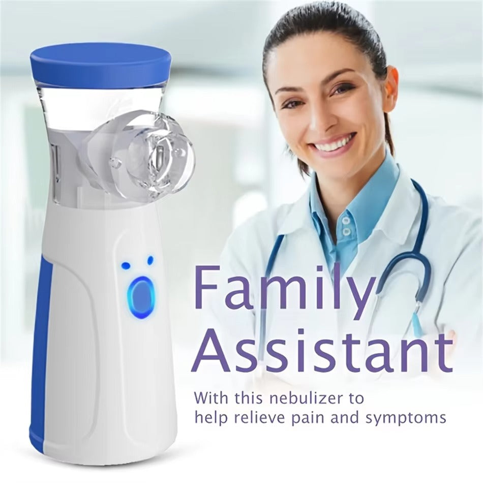 Portable Nebulizer Machine | Rechargeable, Quiet Operation – Home, Travel