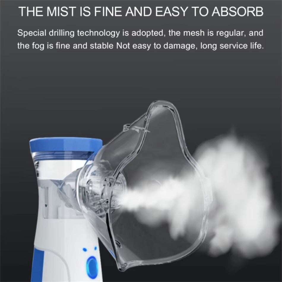 Portable Nebulizer Machine | Rechargeable, Quiet Operation – Home, Travel