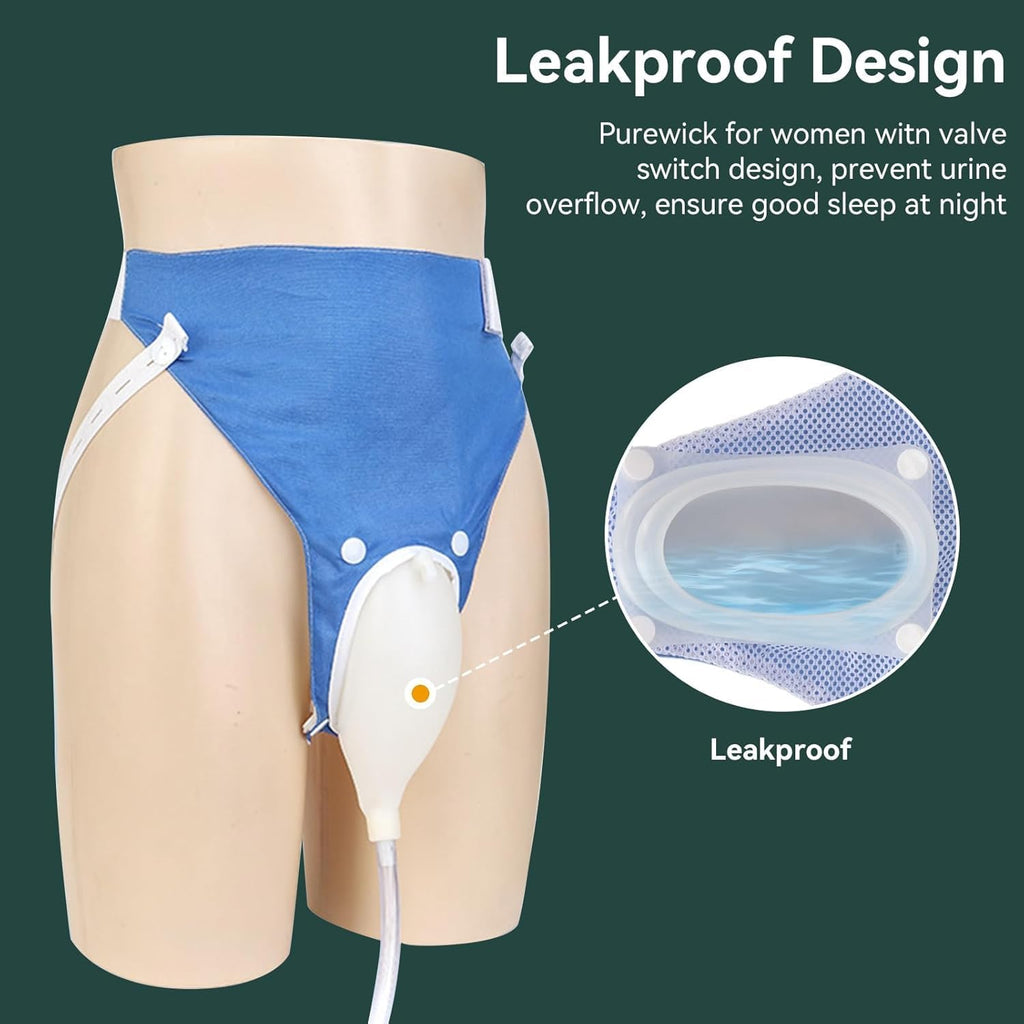 Portable Reusable Urinary Collection System with Adjustable Straps – Daily Use, Comfortable Fit