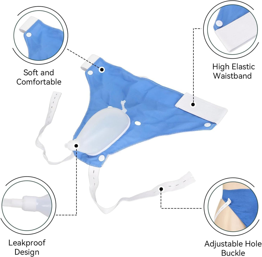 Portable Reusable Urinary Collection System with Adjustable Straps – Daily Use, Comfortable Fit