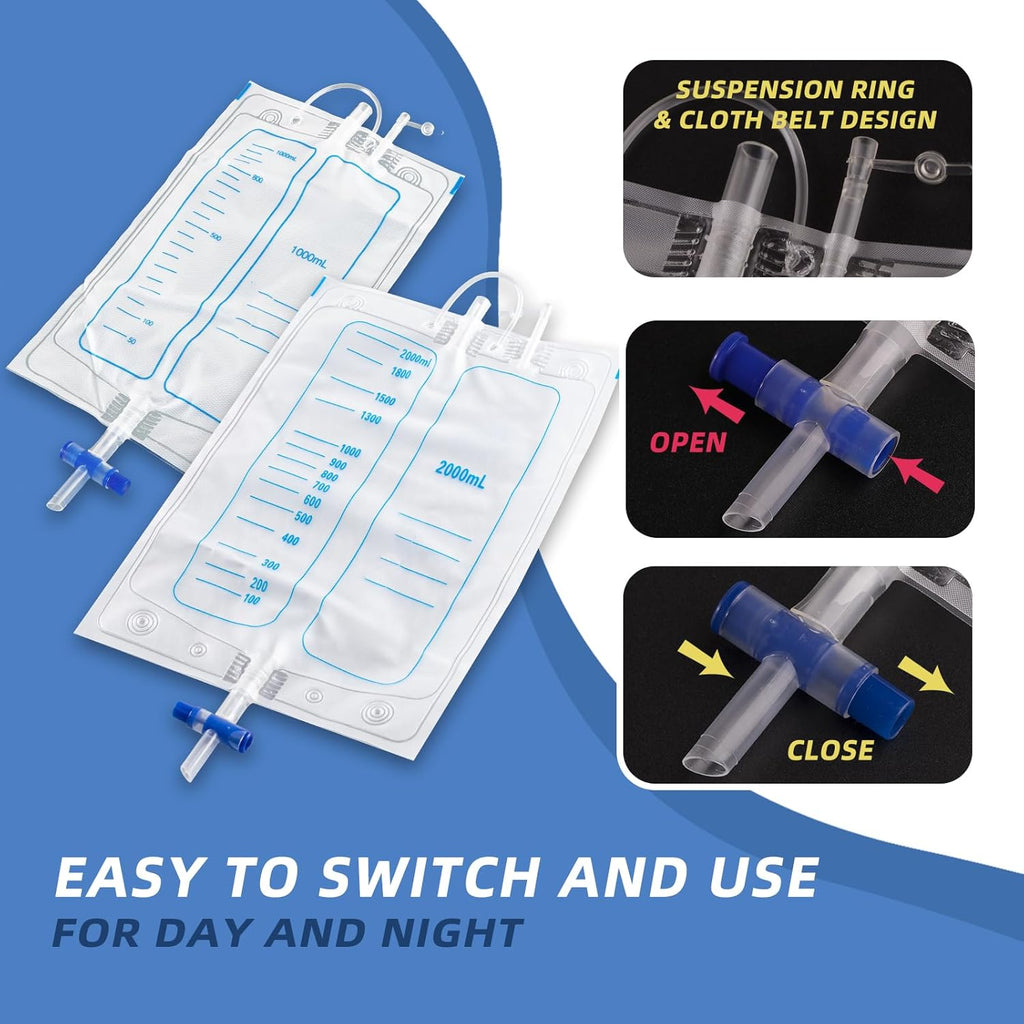 Portable Reusable Urinary Collection System with Adjustable Straps – Daily Use, Comfortable Fit