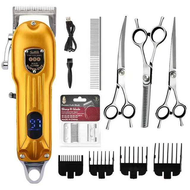 Professional Dog Grooming Kit with Clippers & Scissors – Home Grooming, Pet Care