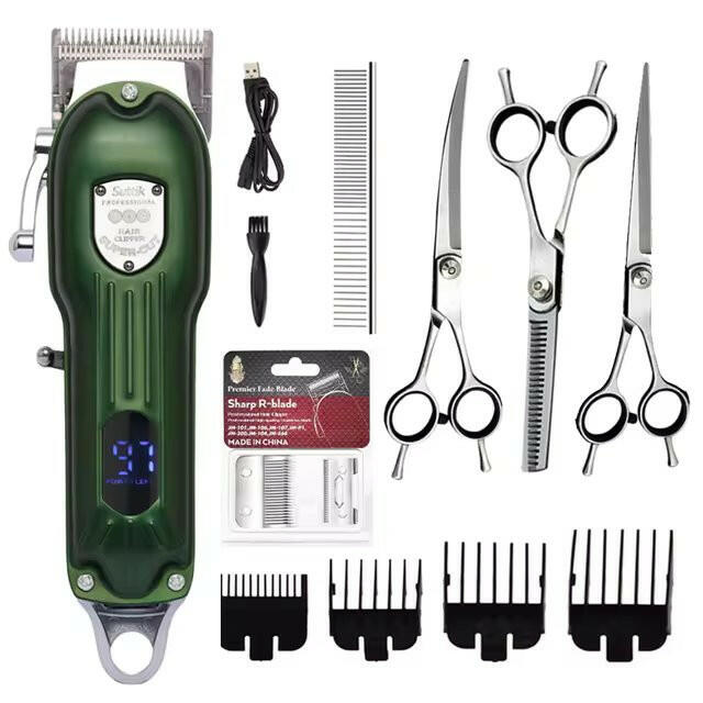 Professional Dog Grooming Kit with Clippers & Scissors – Home Grooming, Pet Care