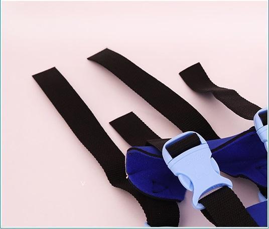 Protective bumper collar with harness mobility aid for blind dogs