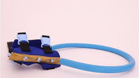 Protective bumper collar with harness mobility aid for blind dogs