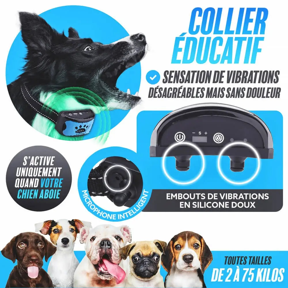 PuppySafe Anti-Bark Collar – Pain-Free Training for Dogs, Behavior Control