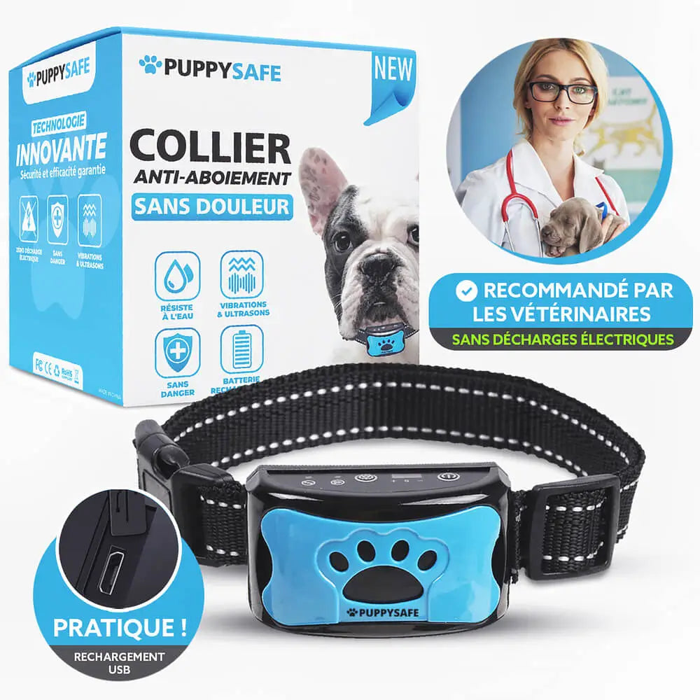 PuppySafe Anti-Bark Collar – Pain-Free Training for Dogs, Behavior Control