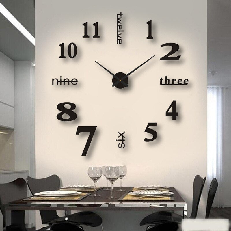 Quartz Wall Clock – Modern Home Decor, Gift Idea