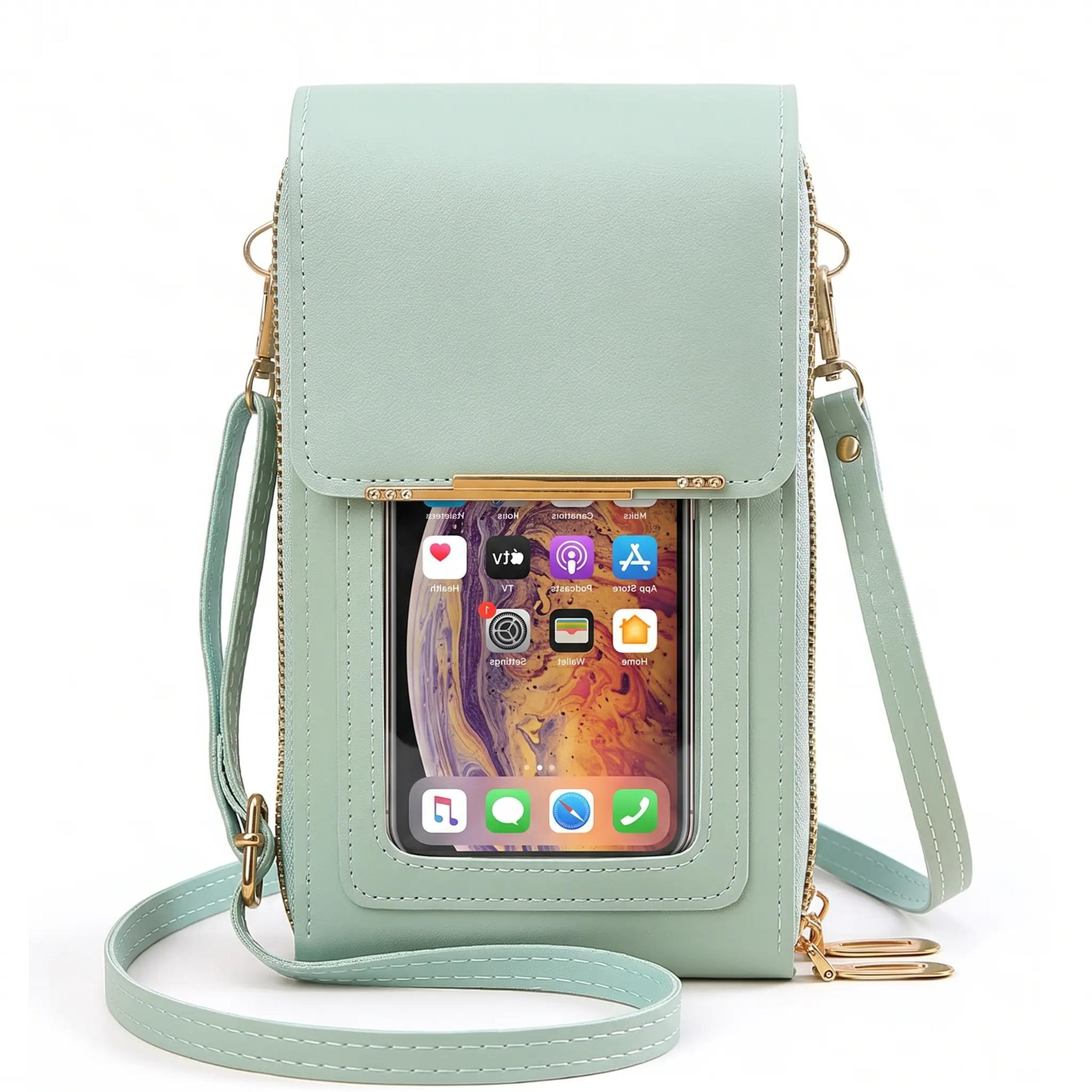 RFID Anti-Theft Phone Wallet – Travel, Everyday Use