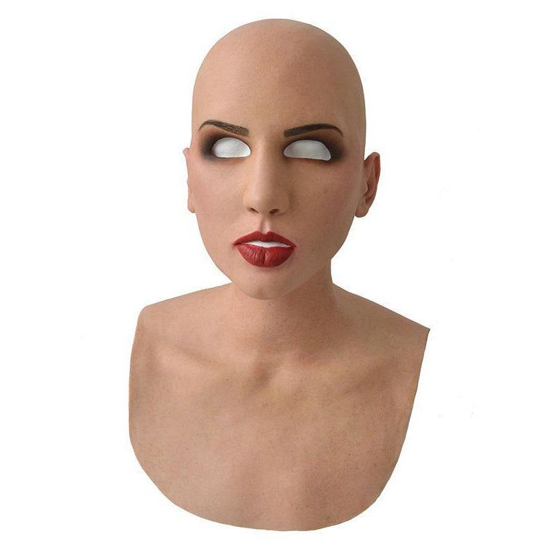 Realistic Latex Mask | Full Face | Halloween Cosplay Costume – Party, Dress-Up