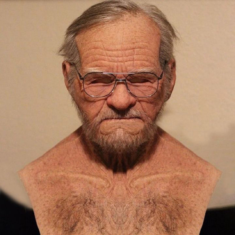 Realistic Latex Mask | Full Face | Halloween Cosplay Costume – Party, Dress-Up