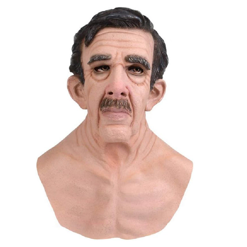 Realistic Latex Mask | Full Face | Halloween Cosplay Costume – Party, Dress-Up
