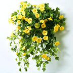 Realistic UV-Resistant Artificial Morning Glory – Garden Decor, Outdoor Arrangement