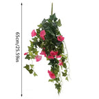 Realistic UV-Resistant Artificial Morning Glory – Garden Decor, Outdoor Arrangement