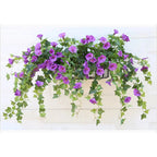 Realistic UV-Resistant Artificial Morning Glory – Garden Decor, Outdoor Arrangement