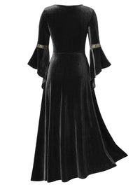 Renaissance Medieval Velvet Dress – Costume Party, Themed Events