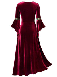 Renaissance Medieval Velvet Dress – Costume Party, Themed Events