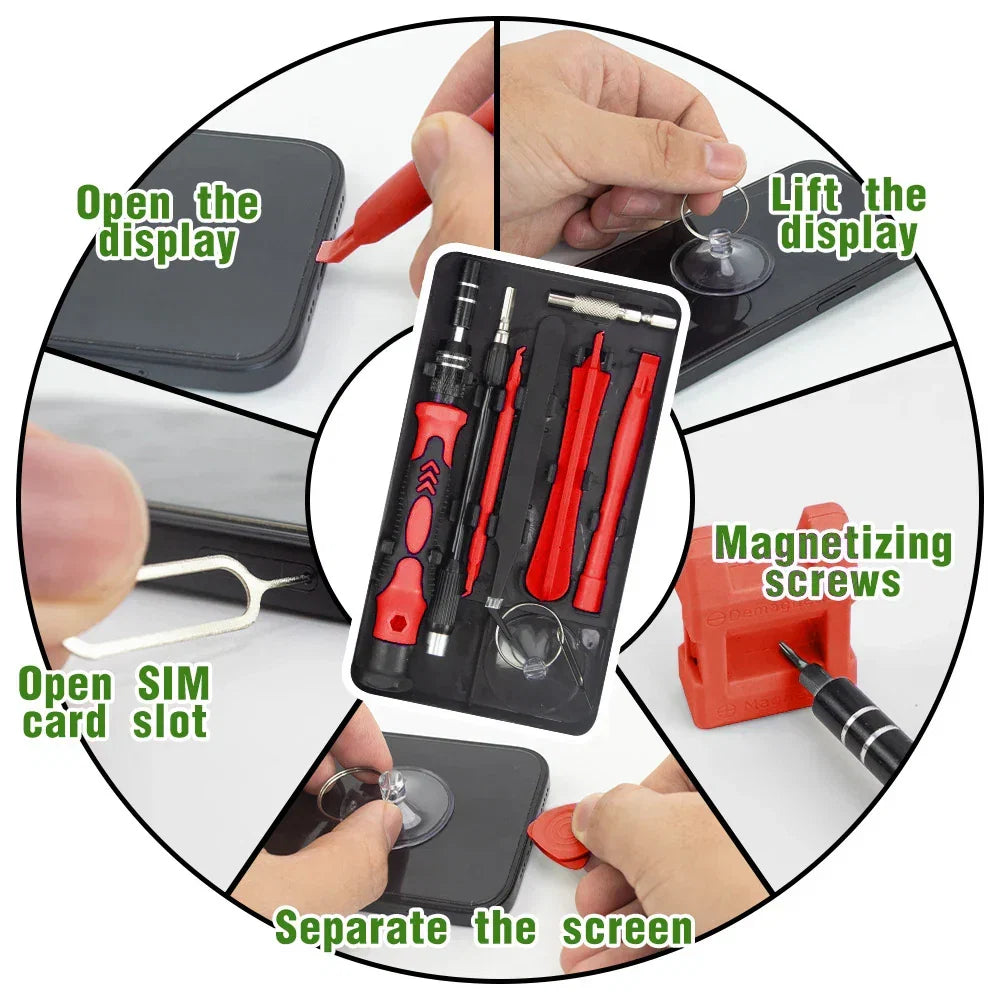 115-in-1 Precision Screwdriver Set with Magnetic Tools – DIY, Home Repair