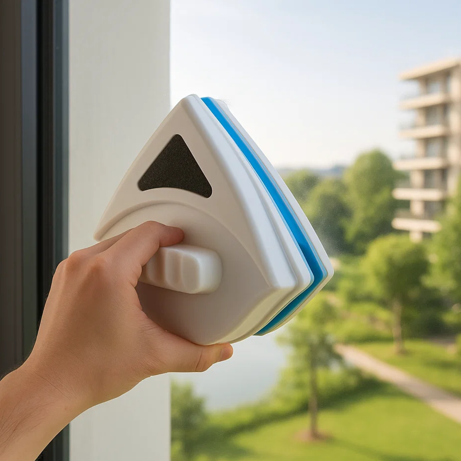 Safe Tool for Double-Sided Window Cleaning