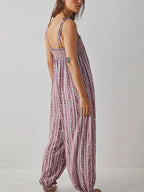 Boho Jumpsuit for Women - Lightweight Cotton, Casual Summer Outfit