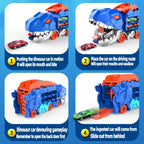 DinoRacer Play Set - Racing Adventure with Transformable Dinosaurs