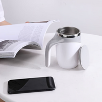 Self-Stirring Coffee Cup with Stainless Steel Inner Coating – Home, Travel