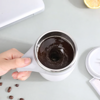 Self-Stirring Coffee Cup with Stainless Steel Inner Coating – Home, Travel