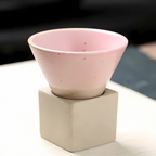 Set of 2 Traditional Cups with Artistic Glaze – Dining, Home Decor