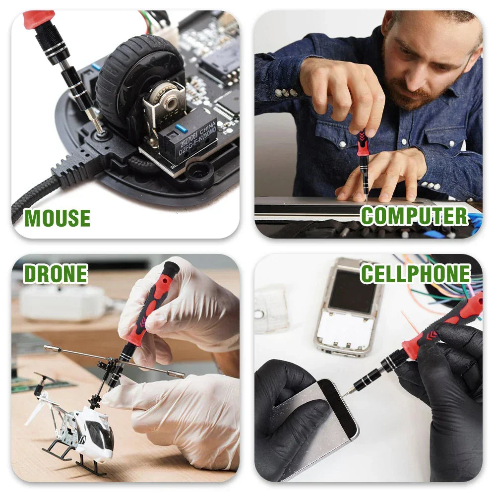115-in-1 Precision Screwdriver Set with Magnetic Tools – DIY, Home Repair