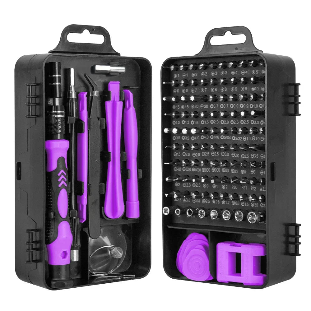 115-in-1 Precision Screwdriver Set with Magnetic Tools – DIY, Home Repair
