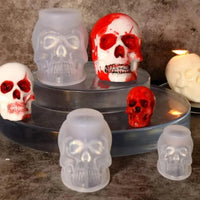 Silicone Molds for Halloween to Create Resin Objects and Candles, Skull-Shaped Design, Ideal for DIY