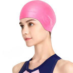 Silicone Swim Cap with Ear Protection – Swimming, Water Sports