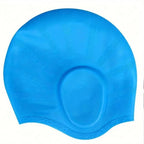Silicone Swim Cap with Ear Protection – Swimming, Water Sports