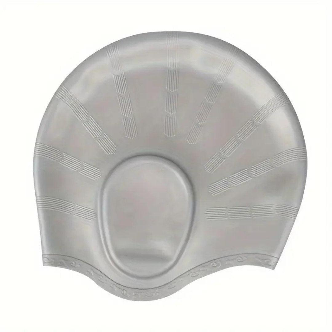 Silicone Swim Cap with Ear Protection – Swimming, Water Sports