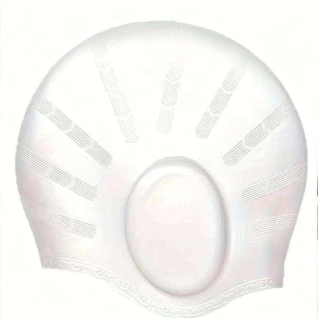 Silicone Swim Cap with Ear Protection – Swimming, Water Sports