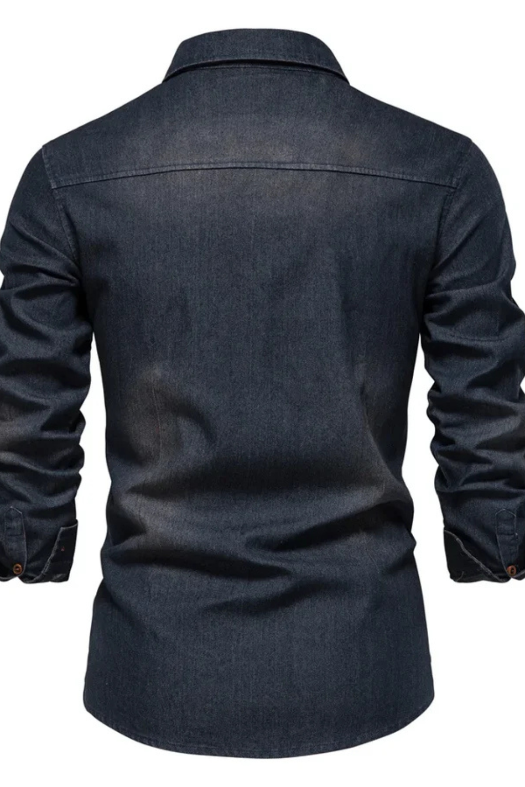 Denim Long Sleeve Men's Shirt UK – Smart Casual & Holiday & Resort Wear
