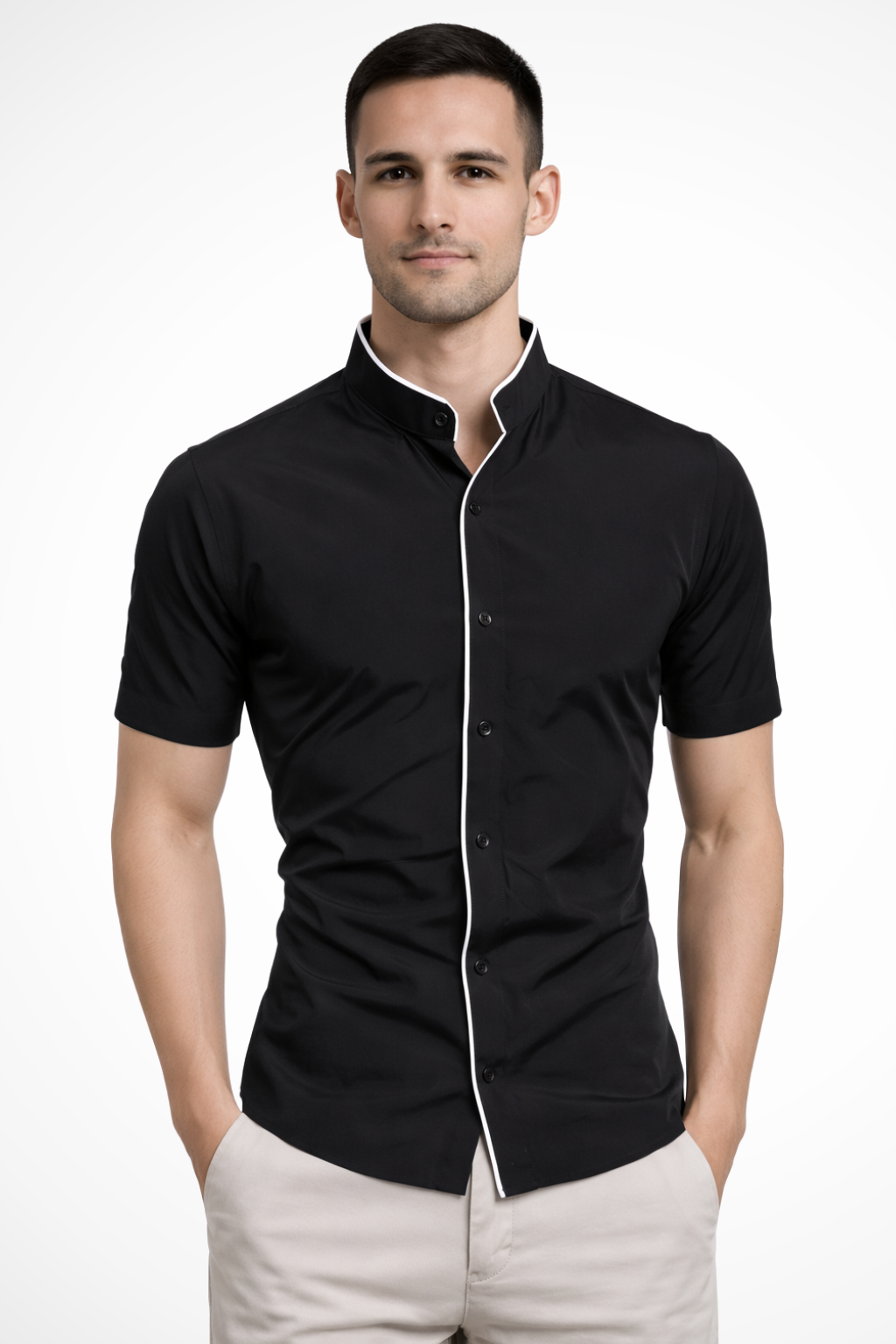 Collared Short Sleeve Men's Shirt UK – Smart Casual & Holiday & Resort Wear