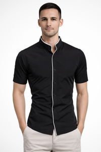 Collared Short Sleeve Men's Shirt UK – Smart Casual & Holiday & Resort Wear