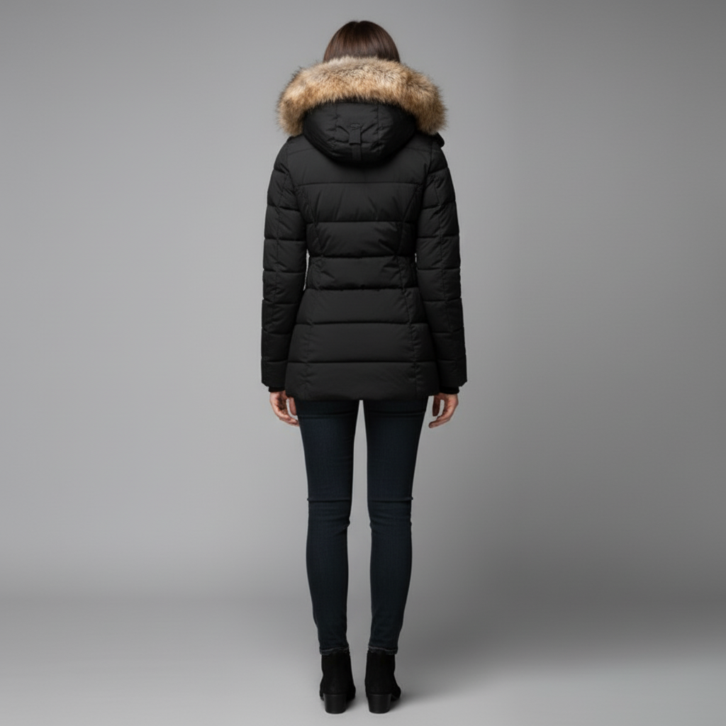 Slim Fit Women's Winter Jacket - Lightweight Insulated Outerwear for Cold Weather - Stylish and Functional Design