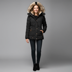 Slim Fit Women's Winter Jacket - Lightweight Insulated Outerwear for Cold Weather - Stylish and Functional Design