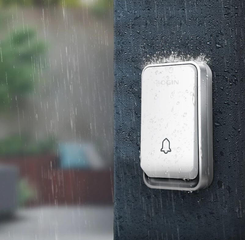 Smart Doorbell - Wireless, Battery-Free, Waterproof