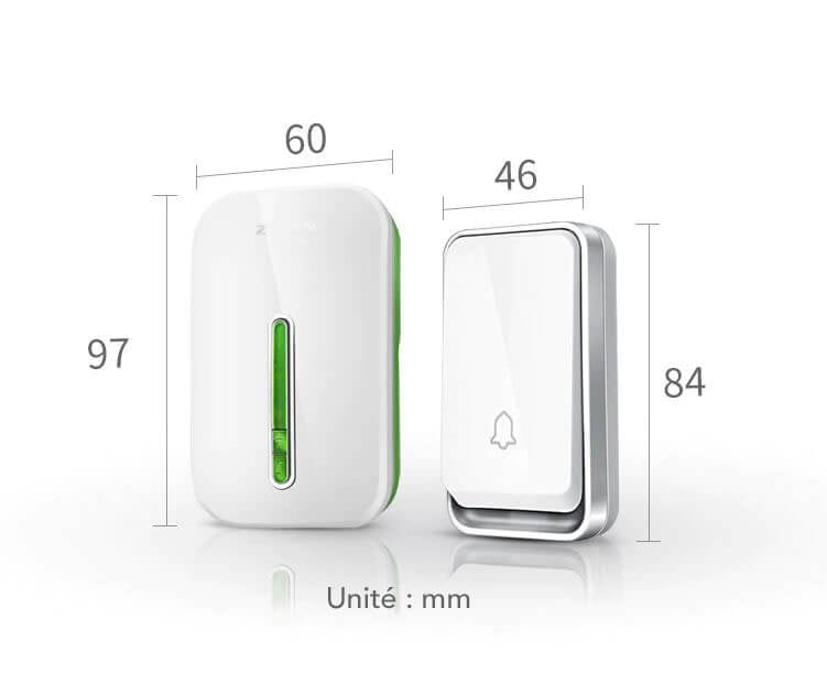 Smart Doorbell - Wireless, Battery-Free, Waterproof