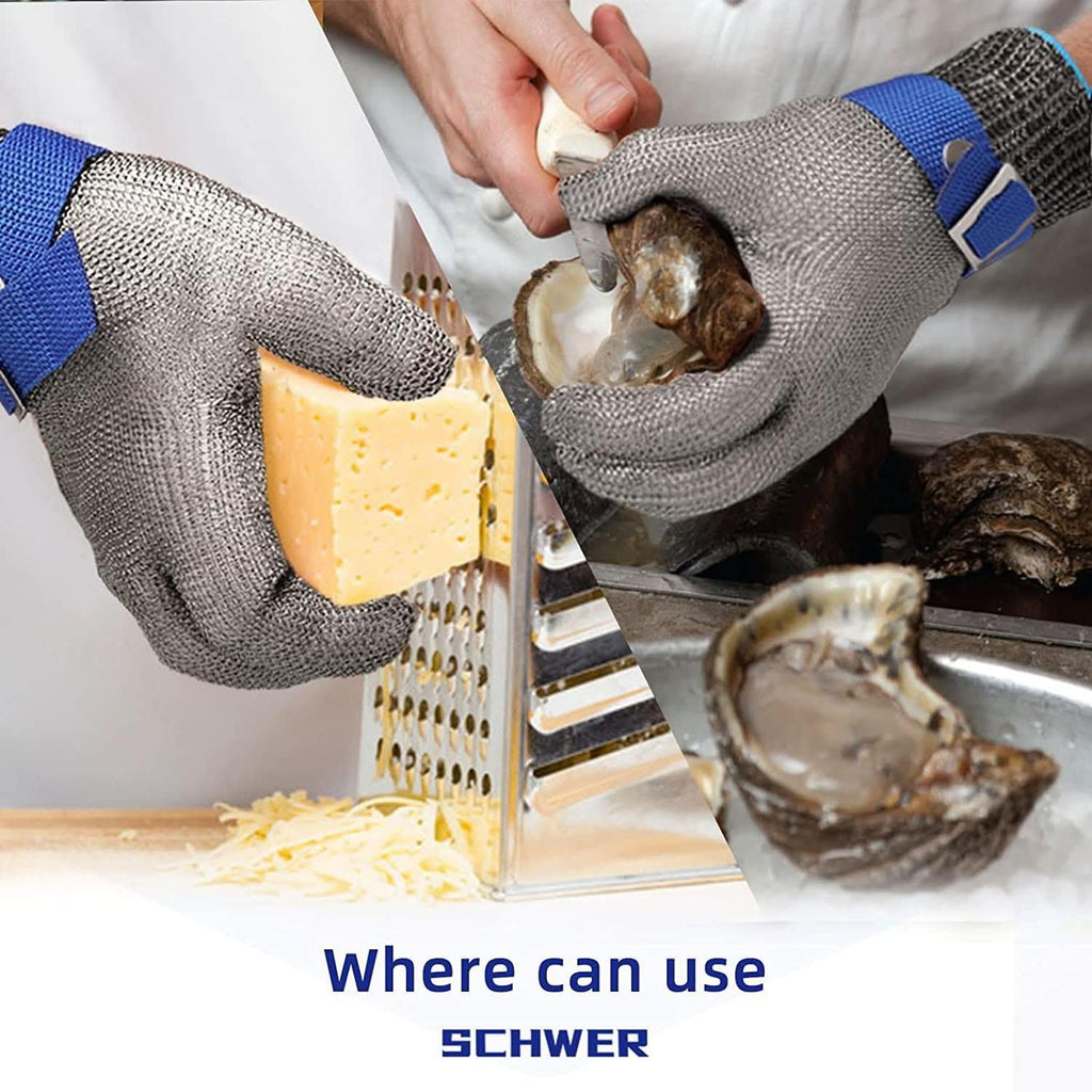 Stainless Steel Safety Gloves with Maximum Cut Resistance – Workshop, Home Repair