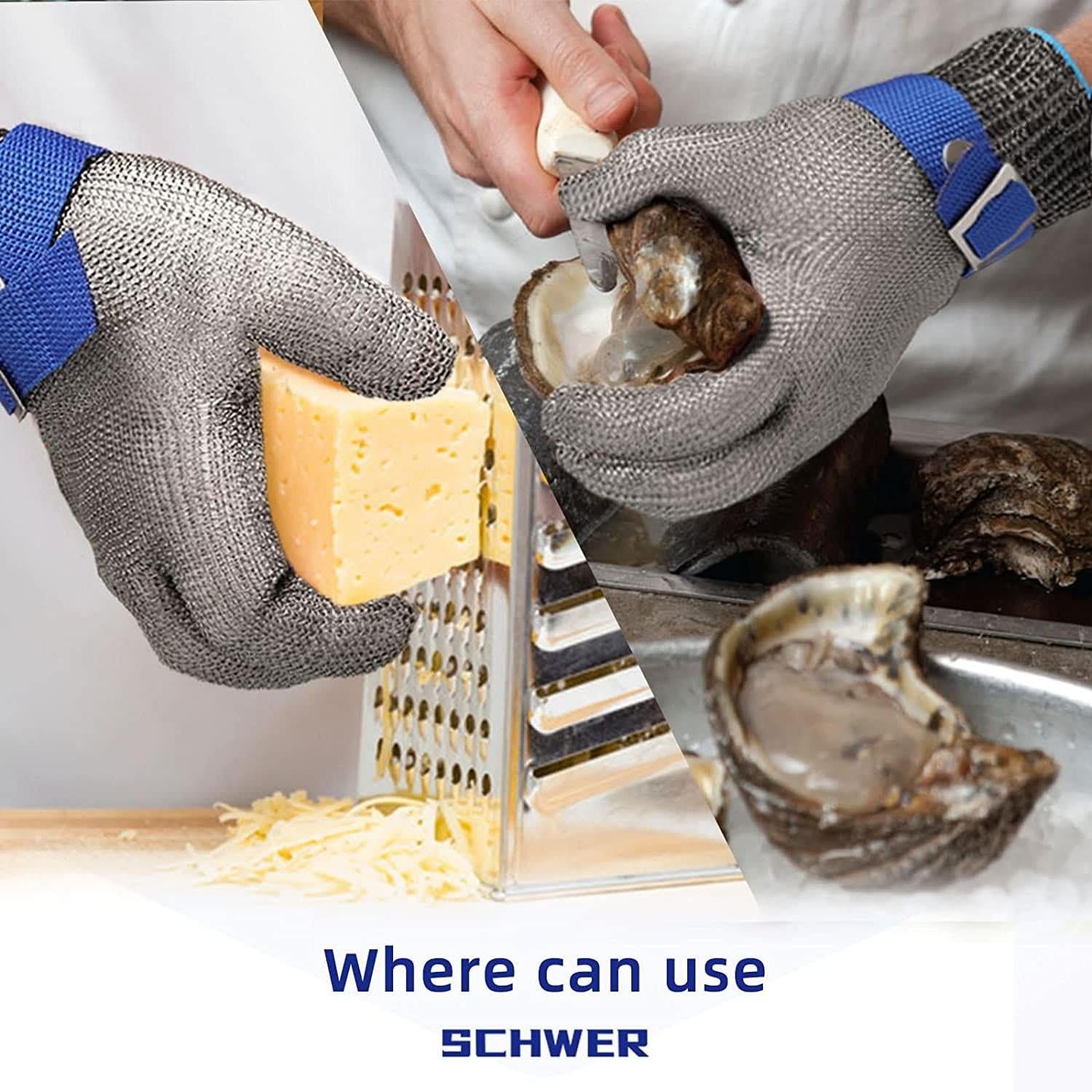 Stainless Steel Safety Gloves with Maximum Cut Resistance – Workshop, Home Repair