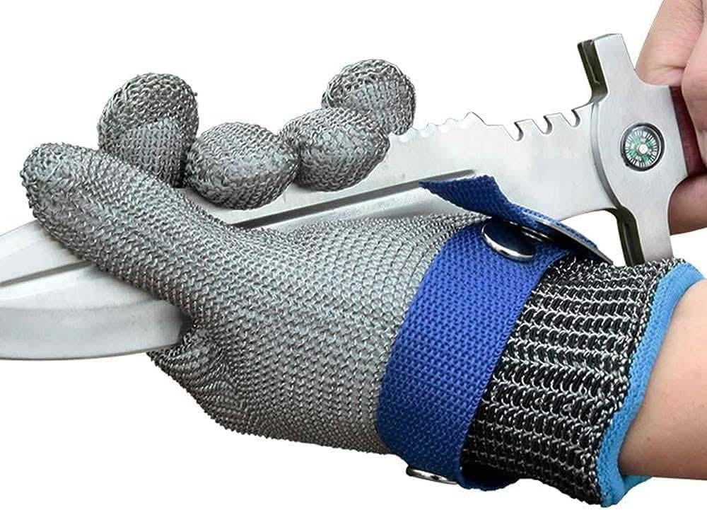 Stainless Steel Safety Gloves with Maximum Cut Resistance – Workshop, Home Repair