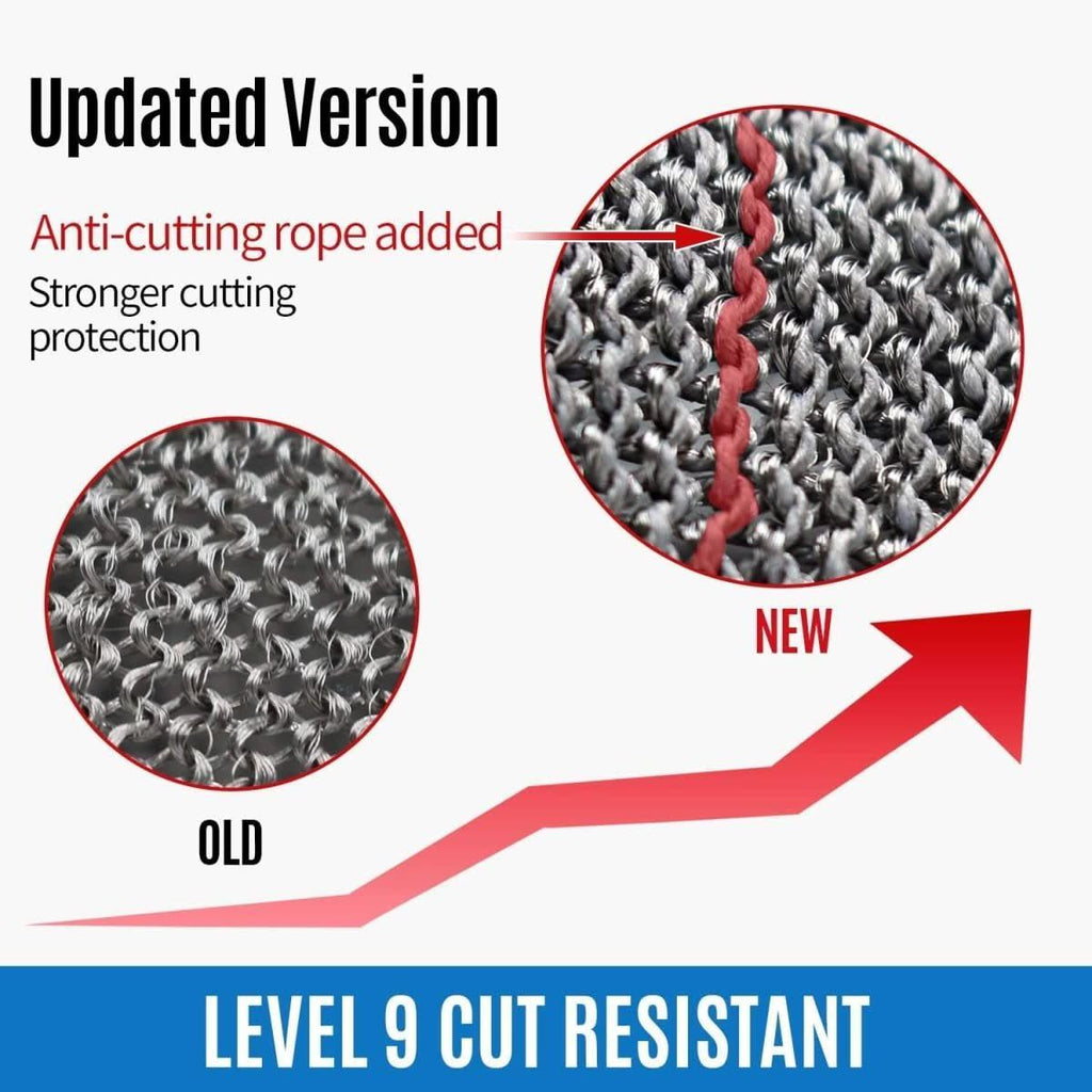 Stainless Steel Safety Gloves with Maximum Cut Resistance – Workshop, Home Repair