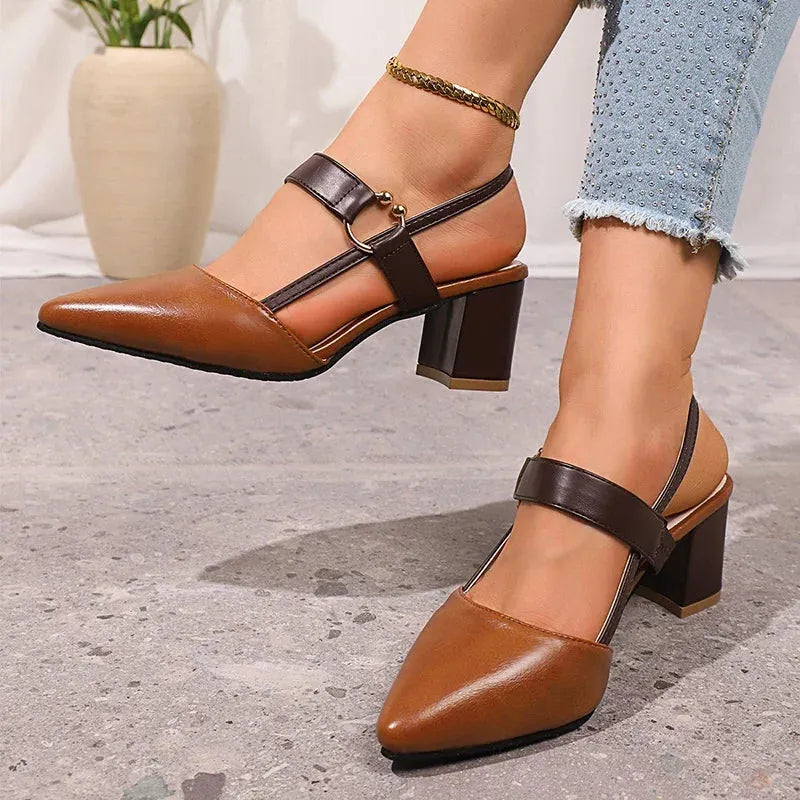 Stiletto Ring Heels - Elegant Women's Evening Footwear - Formal Shoes