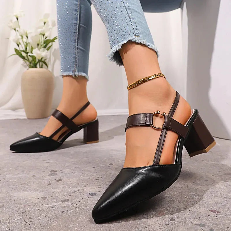 Stiletto Ring Heels - Elegant Women's Evening Footwear - Formal Shoes